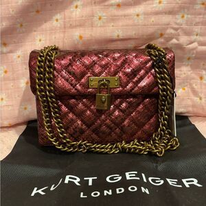 Kurt Geiger NWT Mini Brixton Lock Leather Bag
